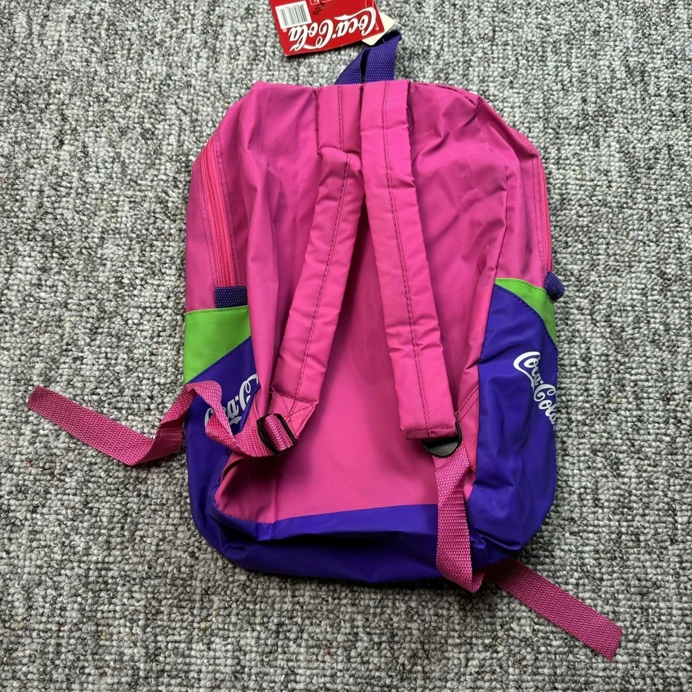 Vintage Coca Cola Coke Kids Girls Backpack Polar World Rocket 1997 - READ